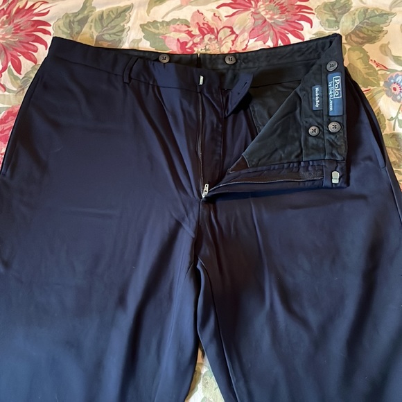 Vtg '01 RALPH LAUREN Size 36”W x 33”L Virgin Wool ExtraFine Pant Suspender Btn - Picture 14 of 16